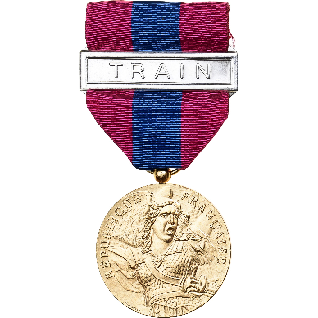 France, Défense Nationale, Armée, Nation, Train, Railway, Medal, Excellent