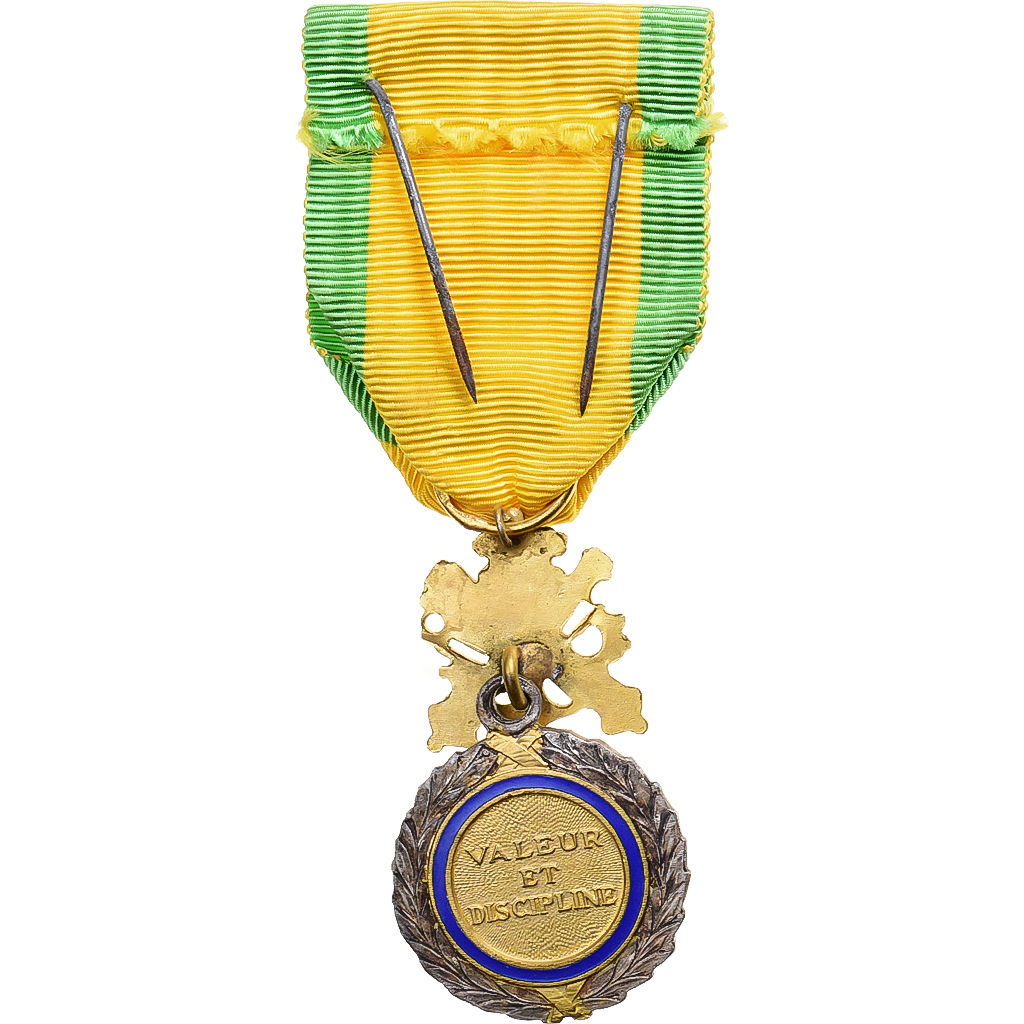 France, Troisième République, Valeur et Discipline, Medal, 1870, Excellent