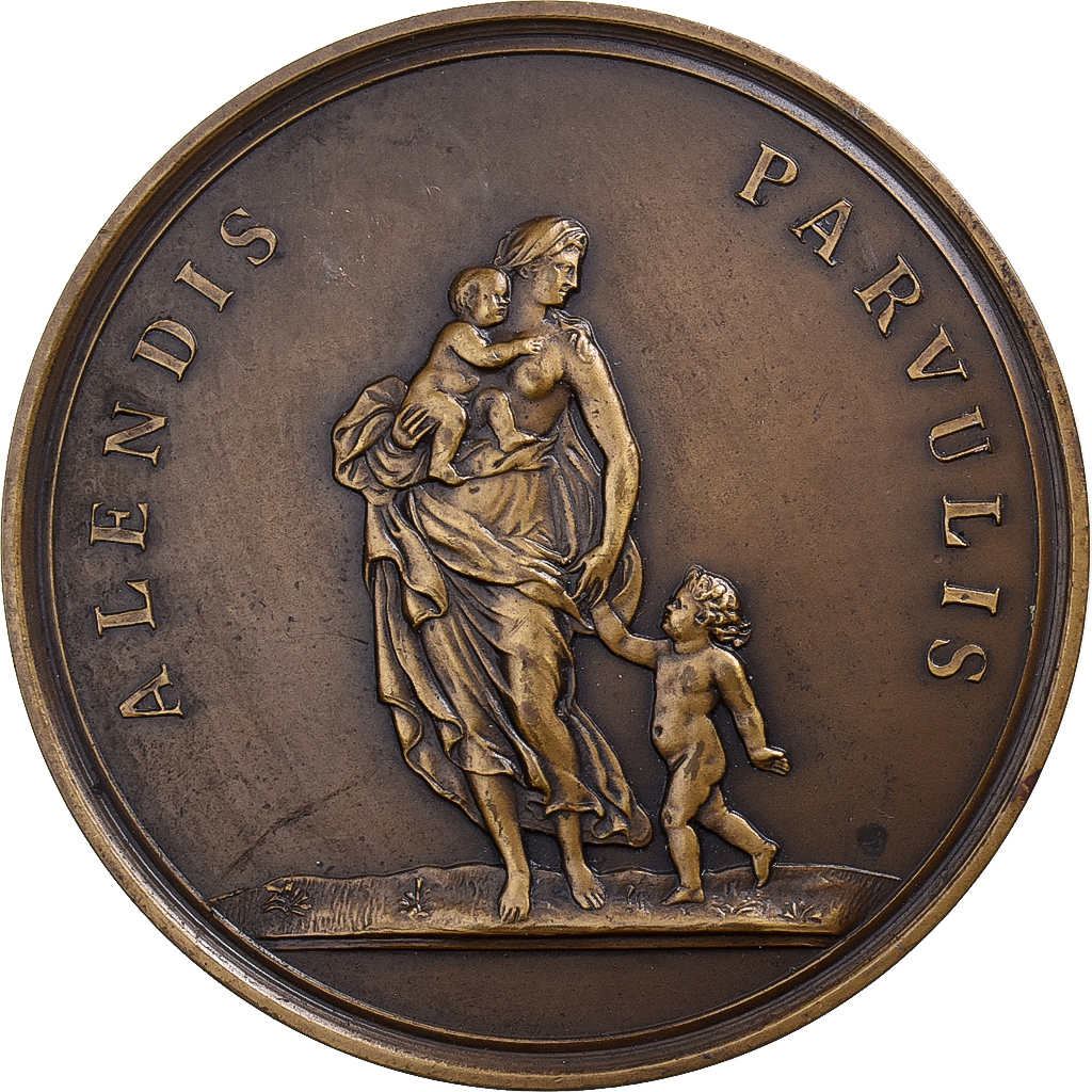 France, Medal, Fédération familiale du Nord de la France, 1934, Bronze