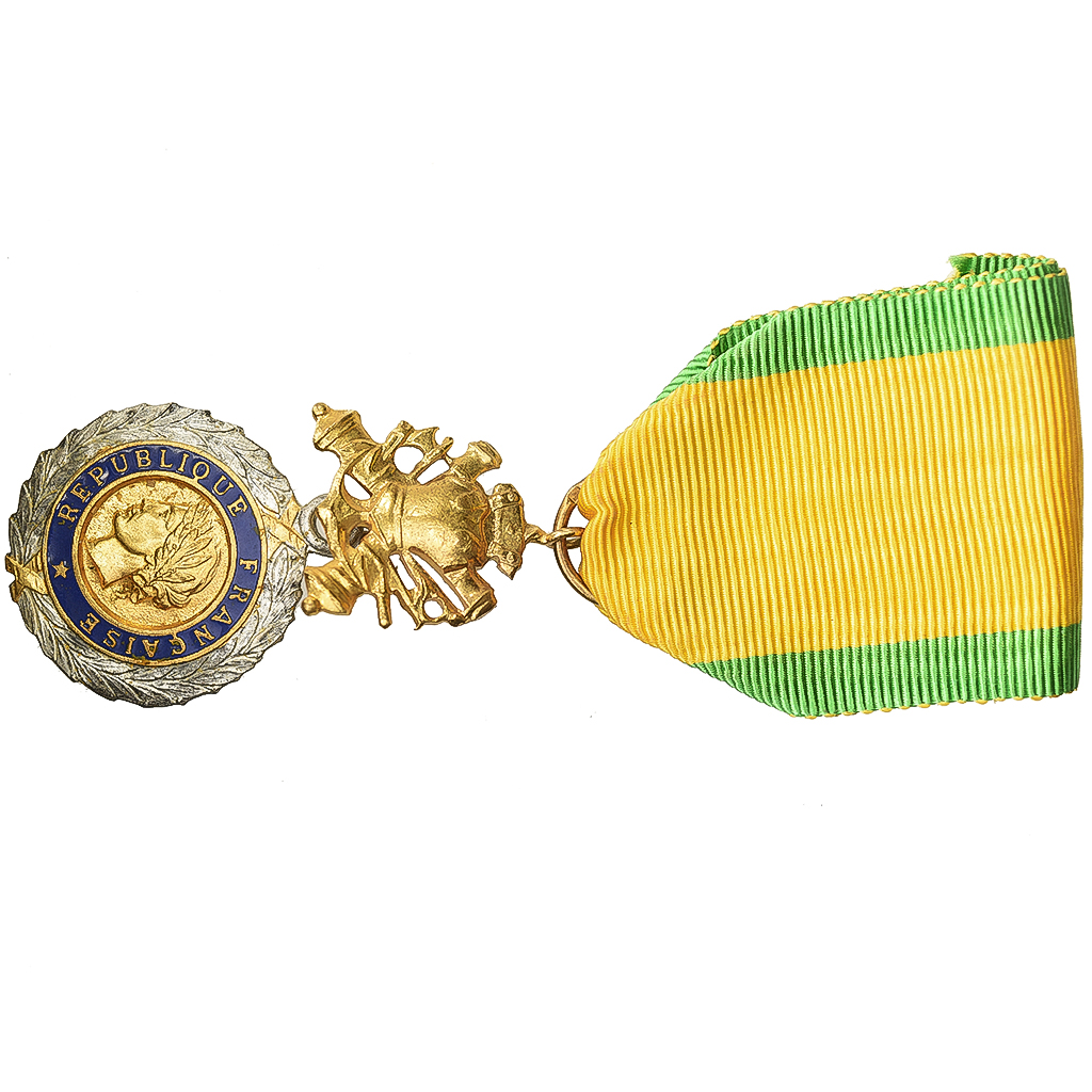 France, Troisième République, Valeur et Discipline, Medal, 1870, Excellent