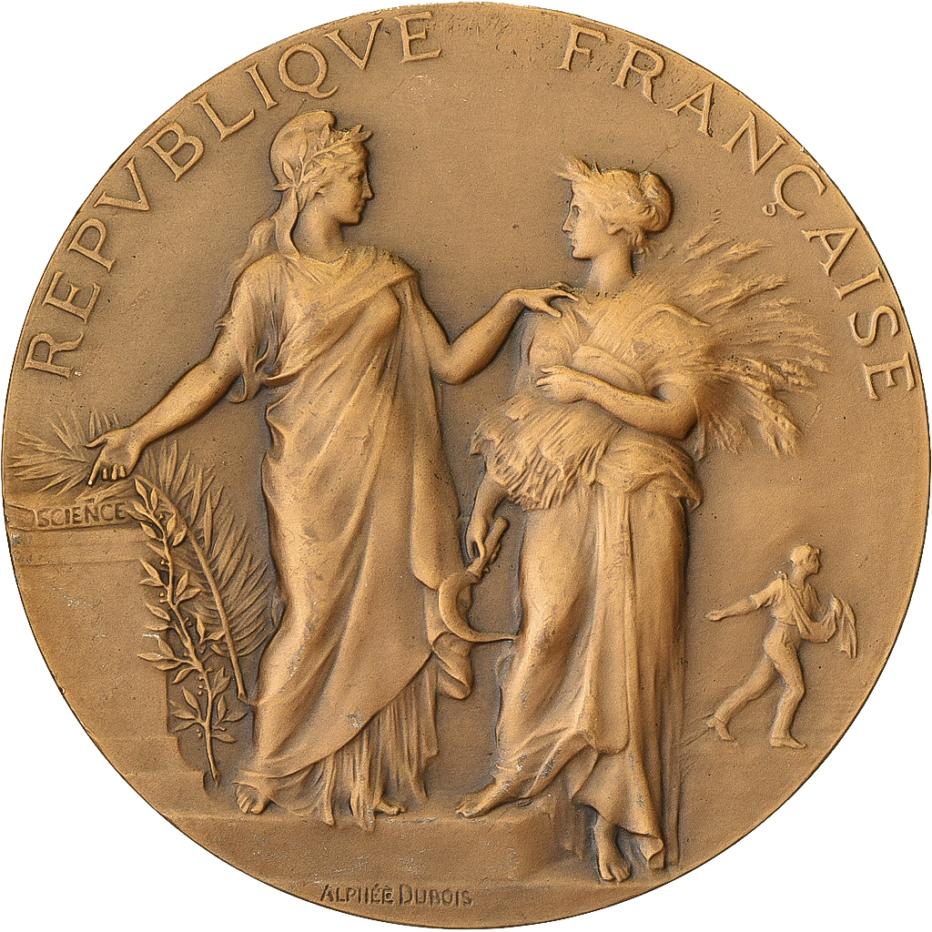 France - Médaille En Bronze Direction Des Haras, Concours Hippique De Paris Jument Poulin Par Peter 2389341546