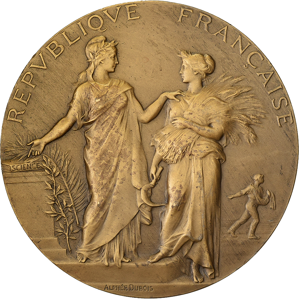 France, Medal, Concours Central Hippique de Paris, 1926, Bronze, Alphée Dubois