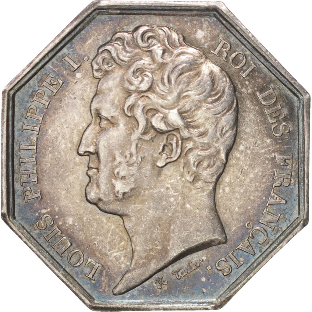 Frankrijk, Token, Notary, Tiolier, ZF+, Zilver, Lerouge:190