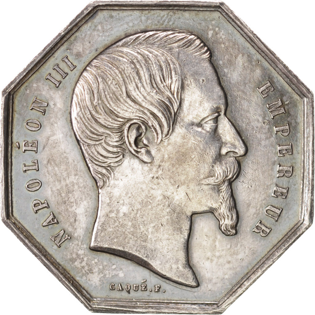 Frankrijk, Token, Notary, Caqué, PR+, Zilver, Lerouge:191