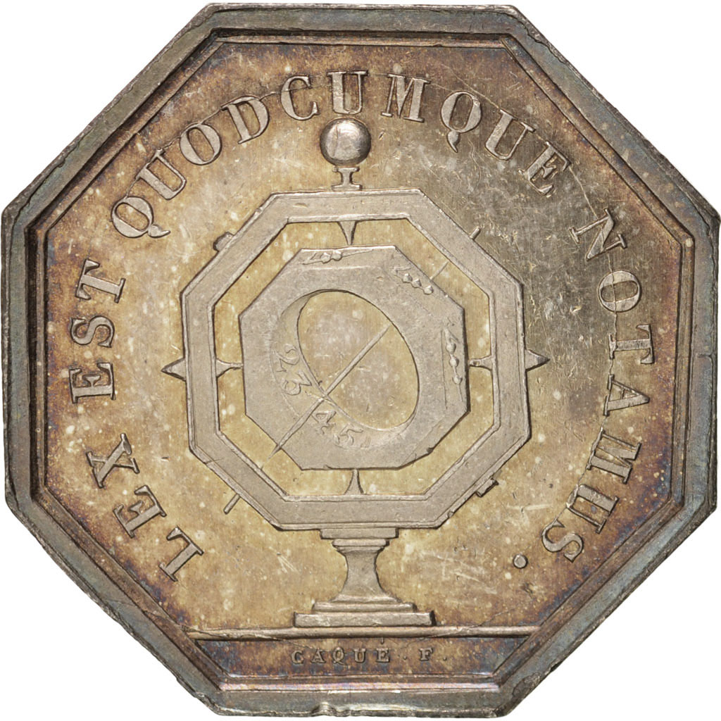 France, Token, Notary, , Silver, Lerouge:109