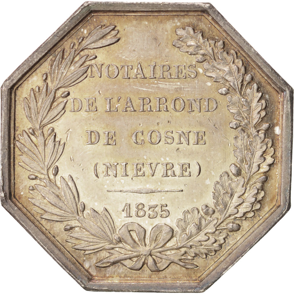 France, Token, Notary, , Silver, Lerouge:109