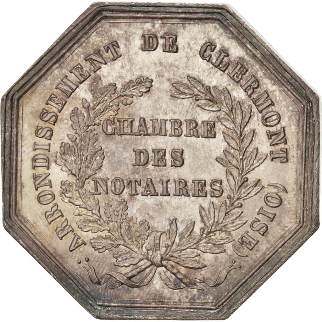 France, Token, Notary, , Silver, Lerouge:99c