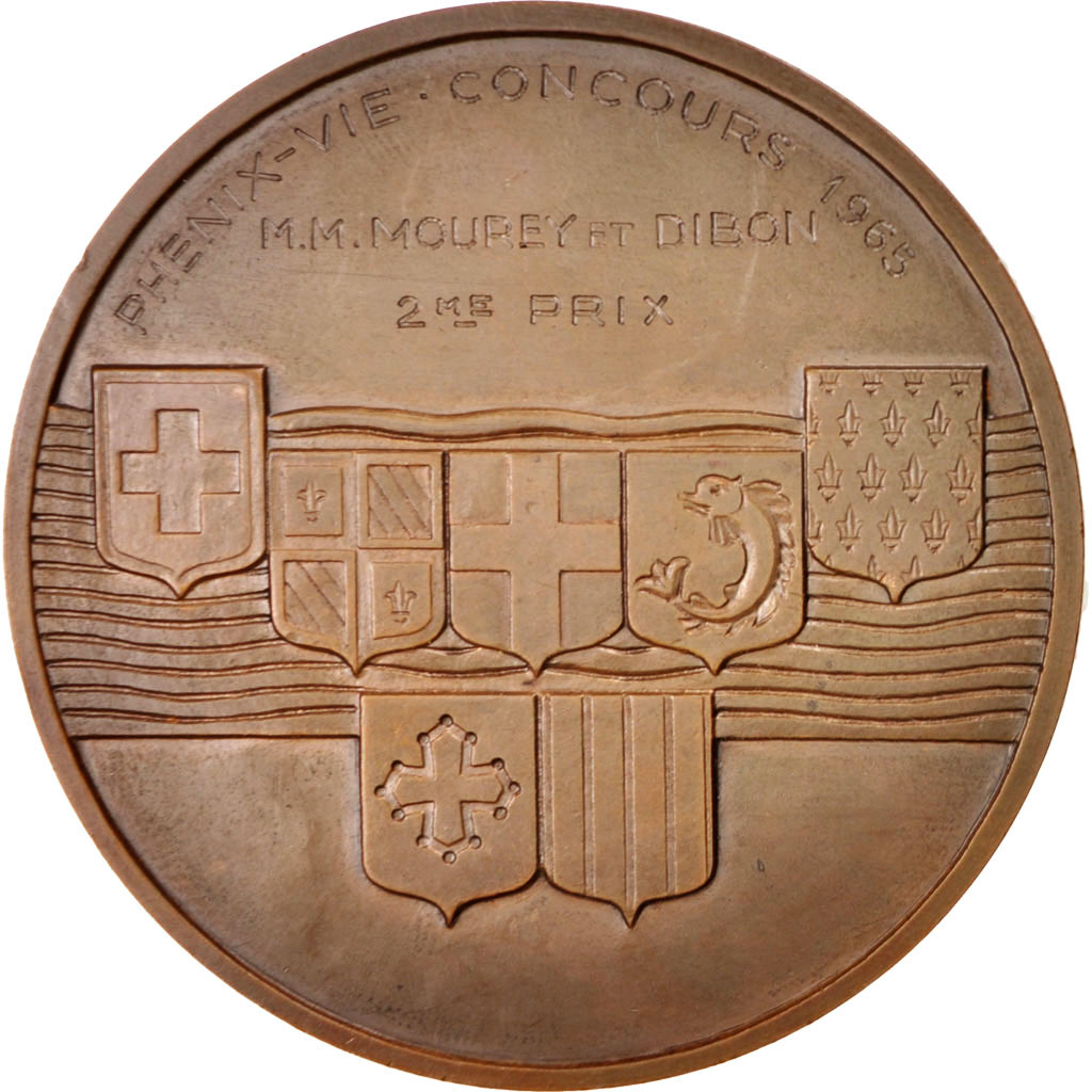 France, Medal, French Fifth Republic, Politics, Society, War, , Bronze