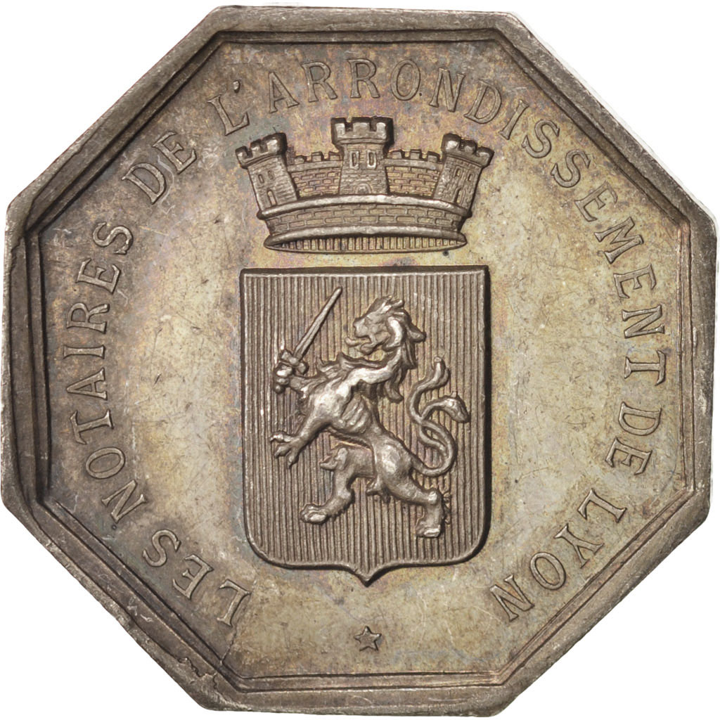 France, Token, Notary, , Silver, Lerouge:174