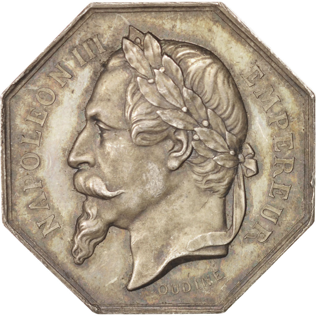 Frankrijk, Token, Notary, Oudiné, ZF+, Zilver, Lerouge:95