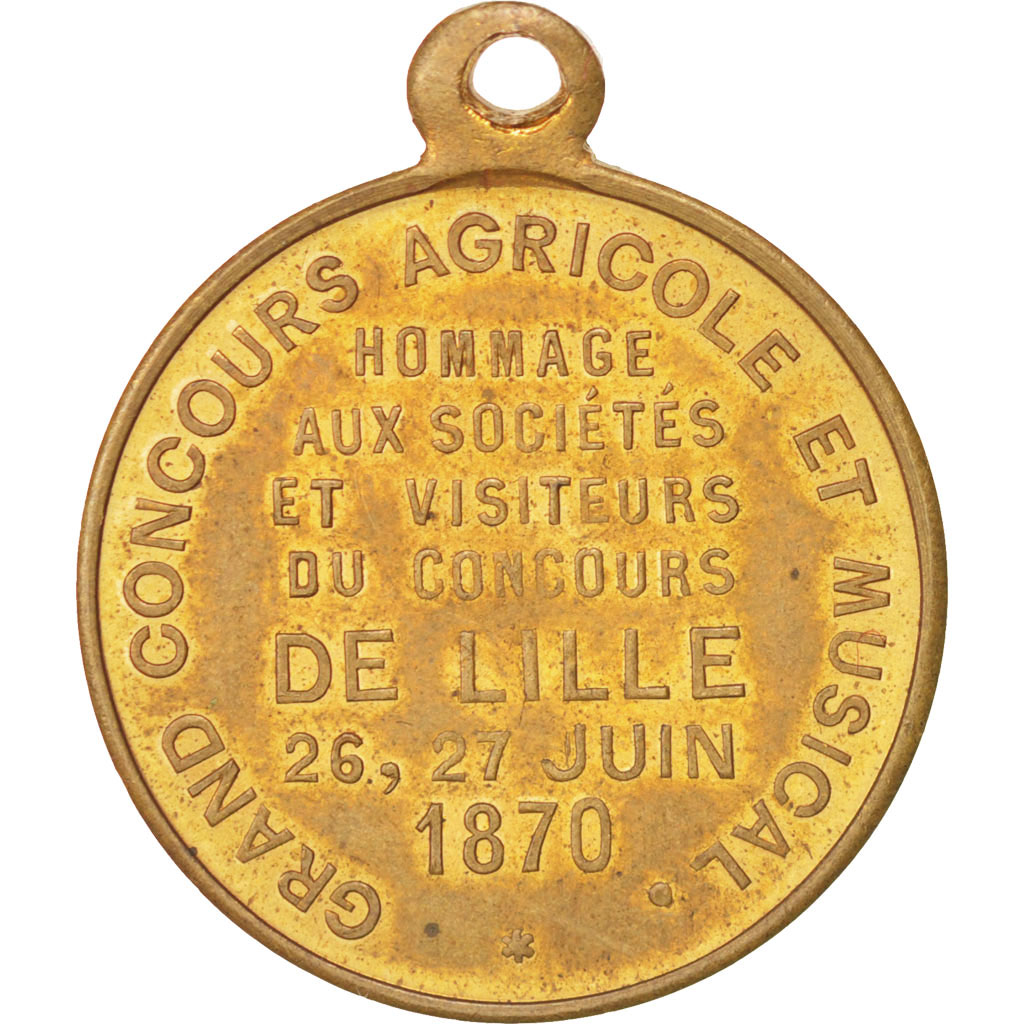 France, Medal, Government of National Defense, 1870, , Copper