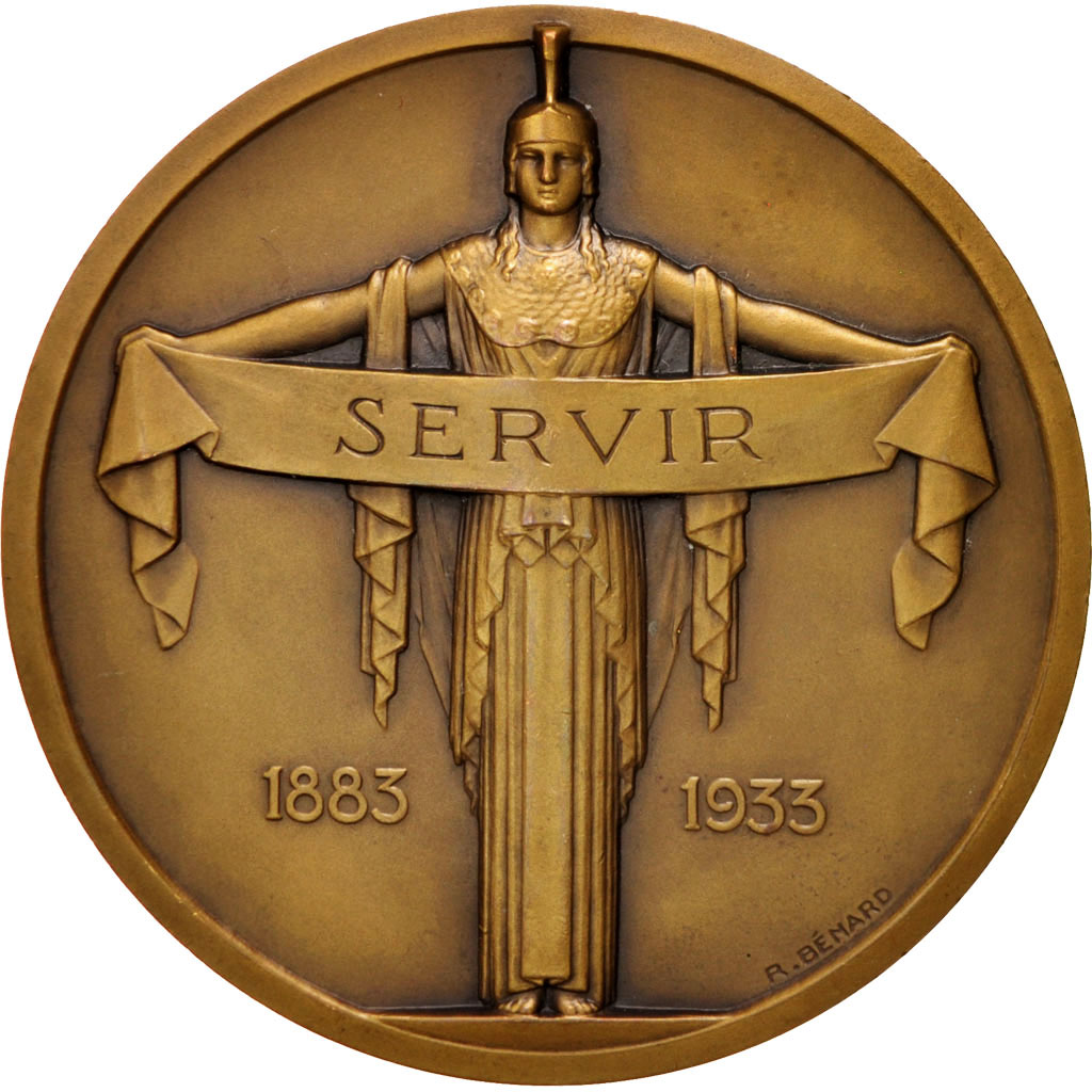 France, Medal, French Third Republic, Politics, Society, War, 1933, 