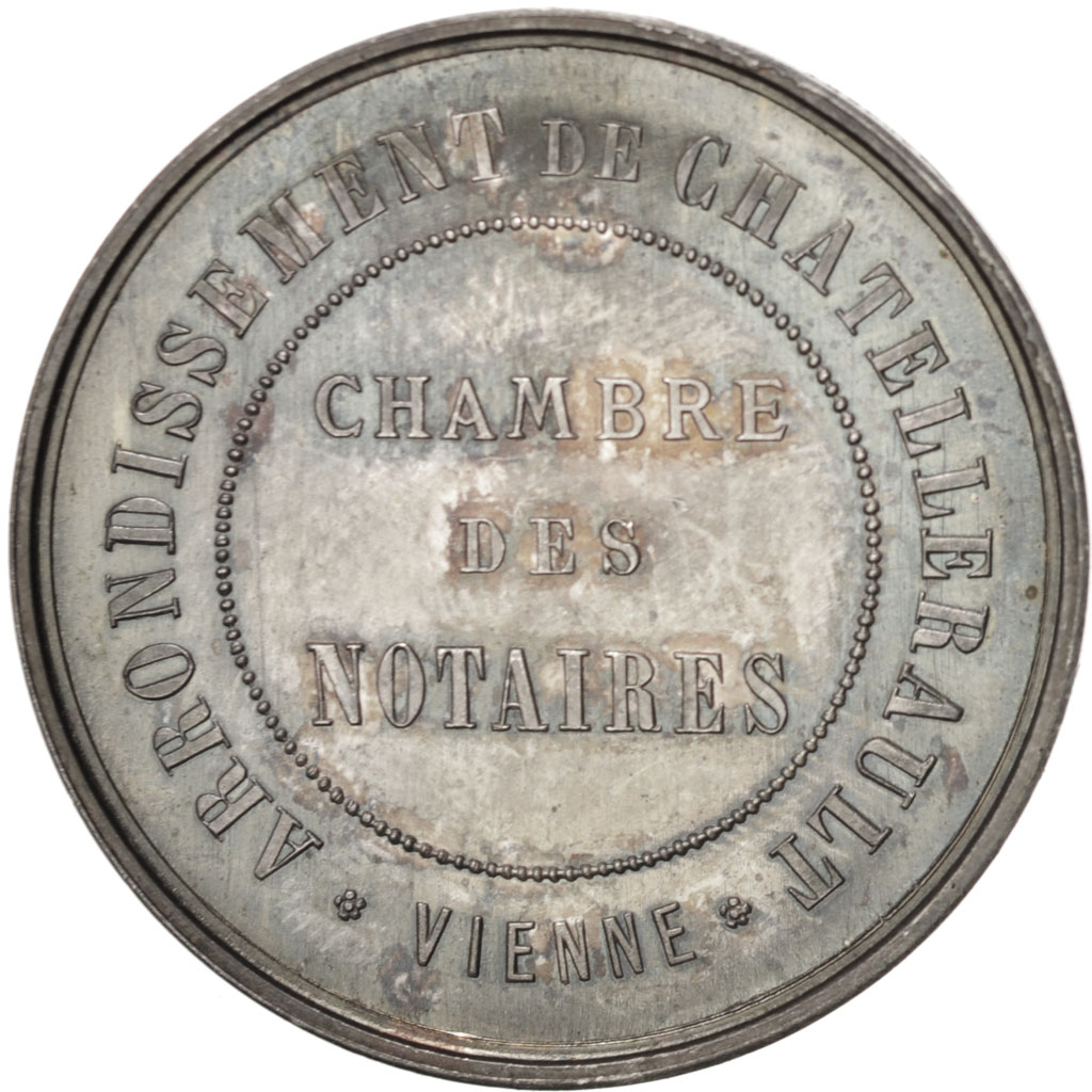 Frankrijk, Token, Notary, PR+, Zilver, Lerouge:90