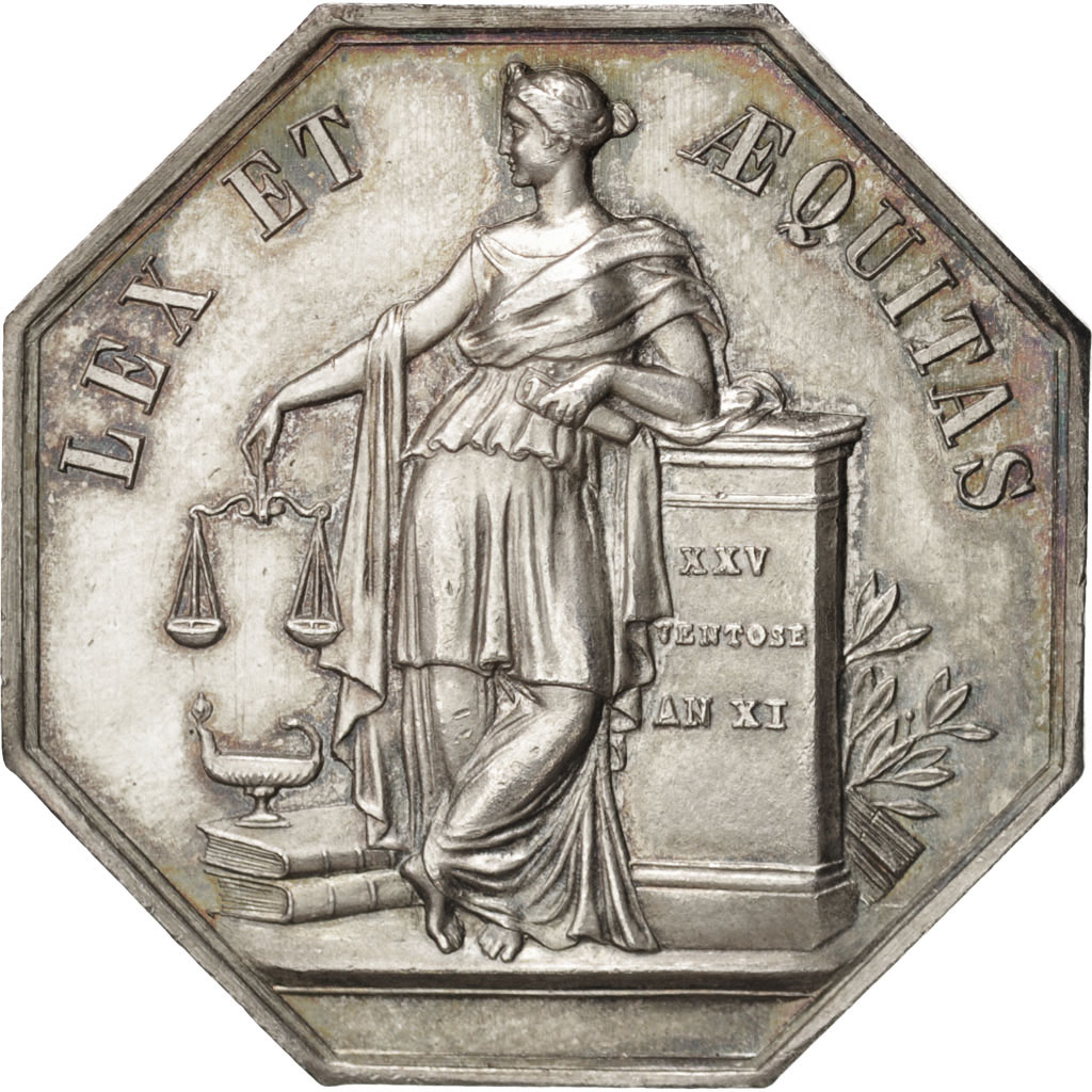 Frankrijk, Token, Notary, PR, Zilver, Lerouge:161