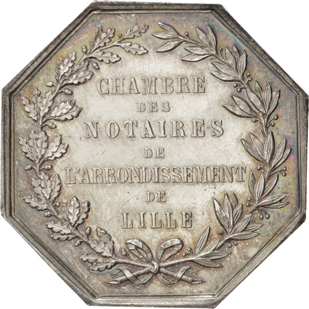 Frankrijk, Token, Notary, PR, Zilver, Lerouge:161