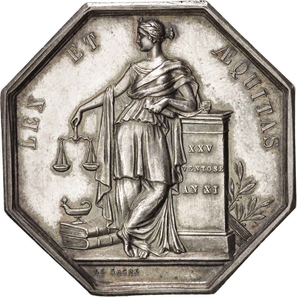 Frankrijk, Token, Notary, PR+, Zilver, Lerouge:69a.