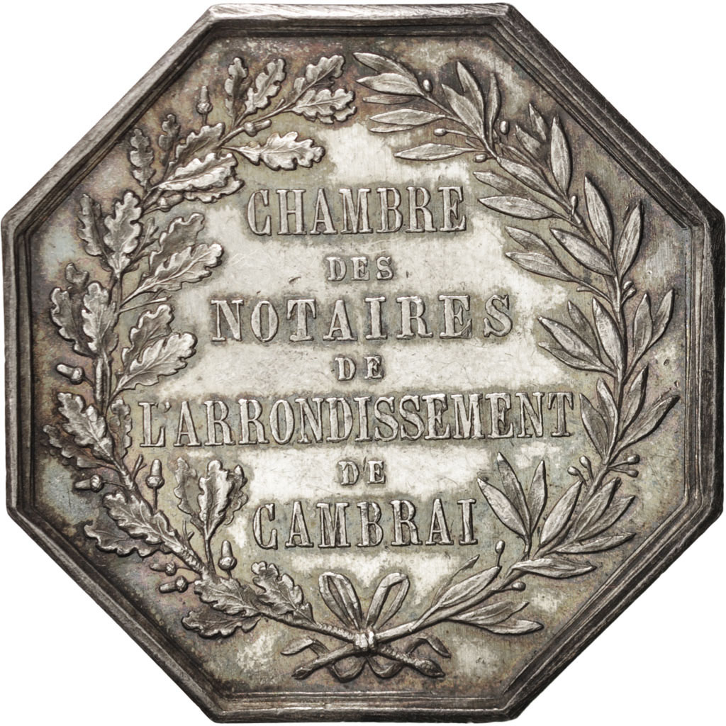 Frankrijk, Token, Notary, PR+, Zilver, Lerouge:69a.