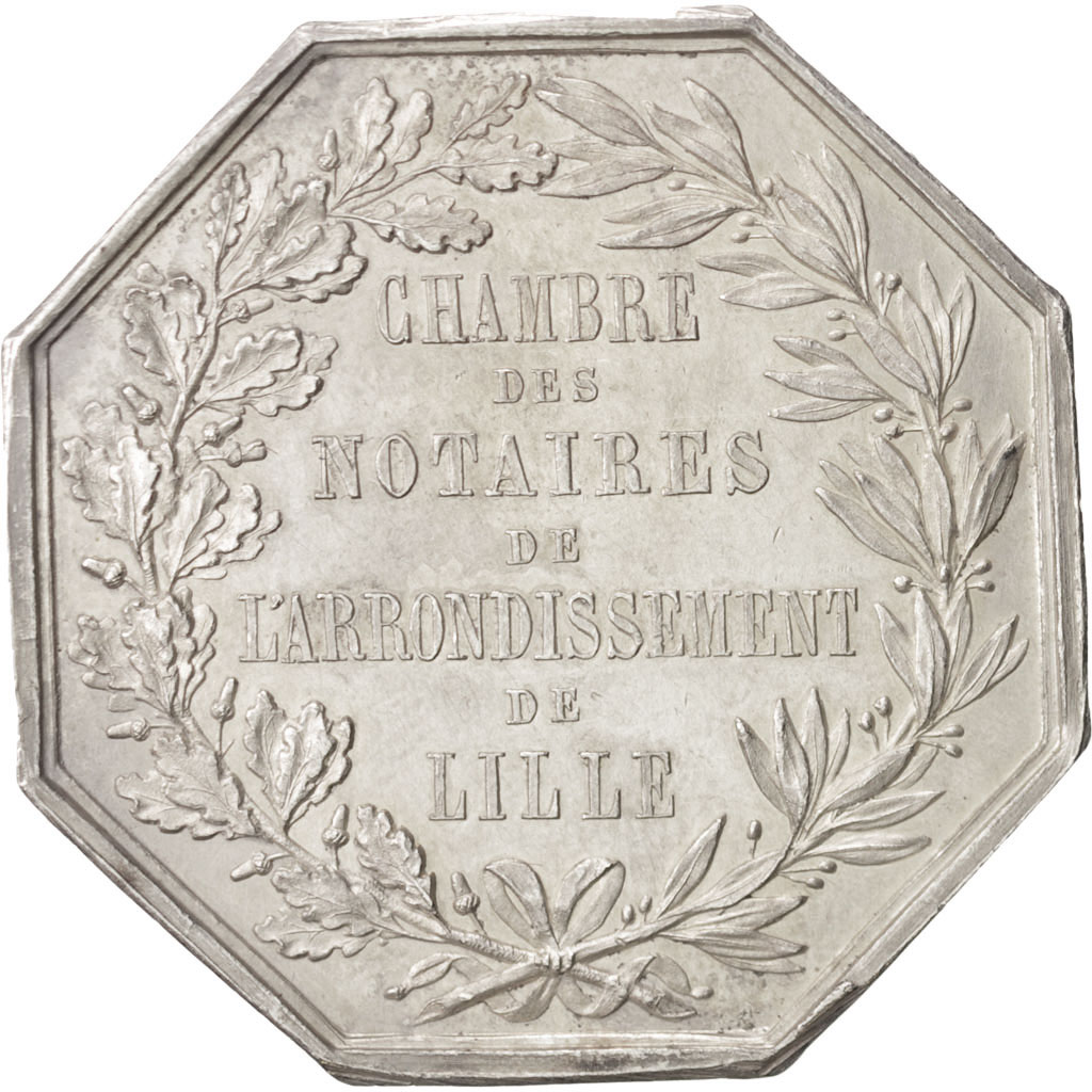 Frankrijk, Token, Notary, PR, Zilver, Lerouge:161