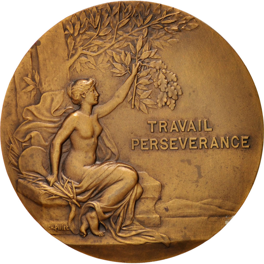 France, Medal, French Fourth Republic, Business & industry, , Bronze
