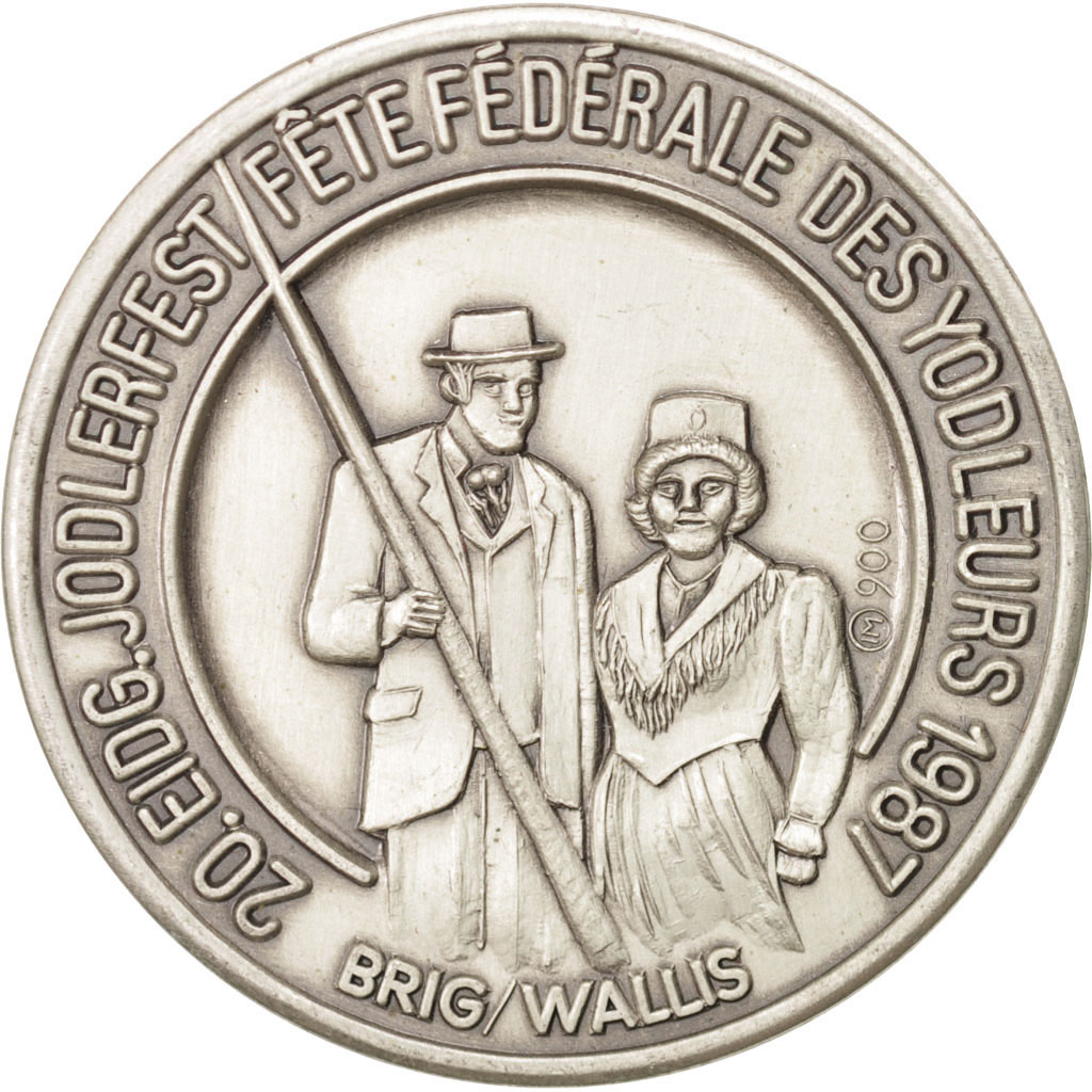 Switzerland, Token, History, 1987, , Silver
