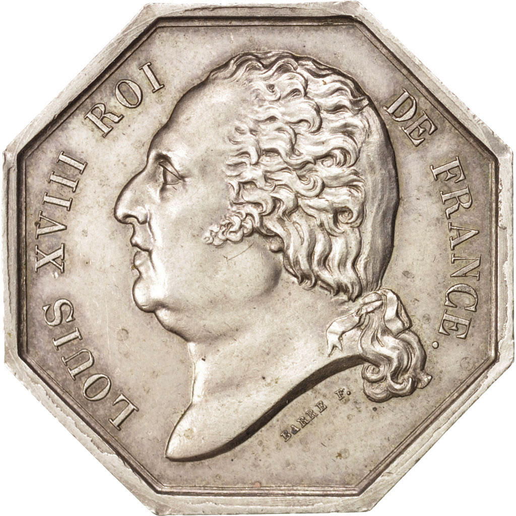 France, Token, Savings Bank, 1818, , Silver, Gailhouste:94