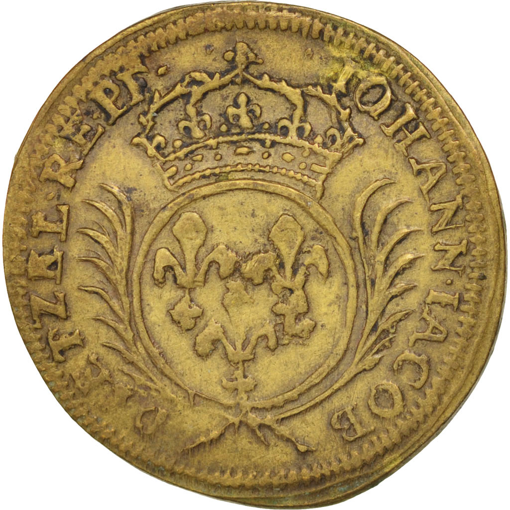 France, Token, Royal, Louis XV, , Brass