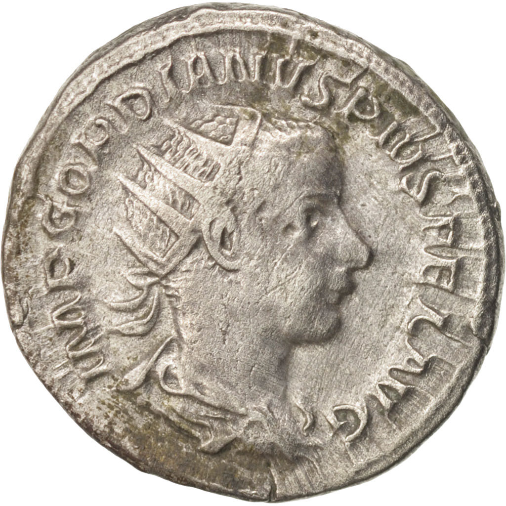 Coin, Gordian III, Antoninianus, AD 242, Roma, , Billon, RIC:93