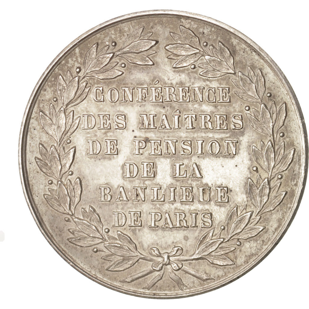 France, Token, Maîtres de pension de la banlieue de Paris, , Silver