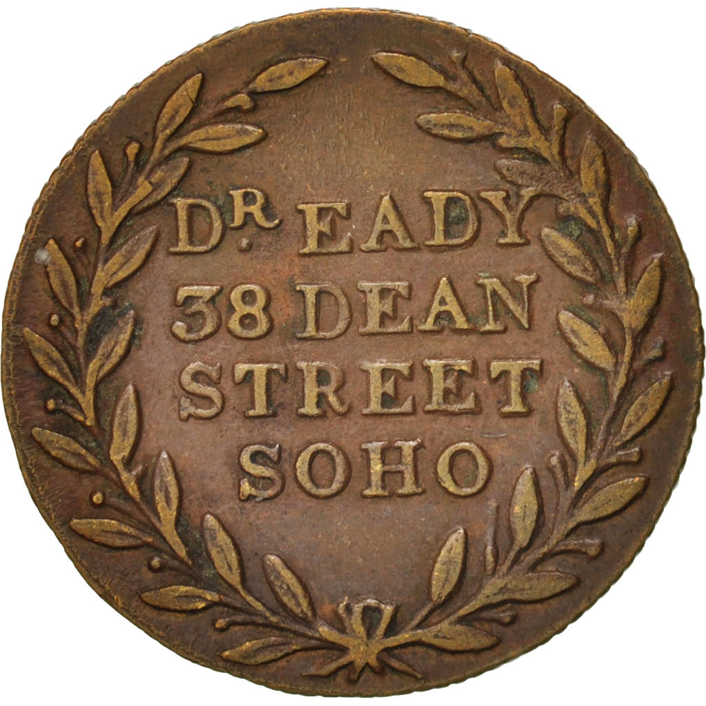 Great Britain, Token, Trades, Dr.-Eady-Farthing, 1825, , Copper