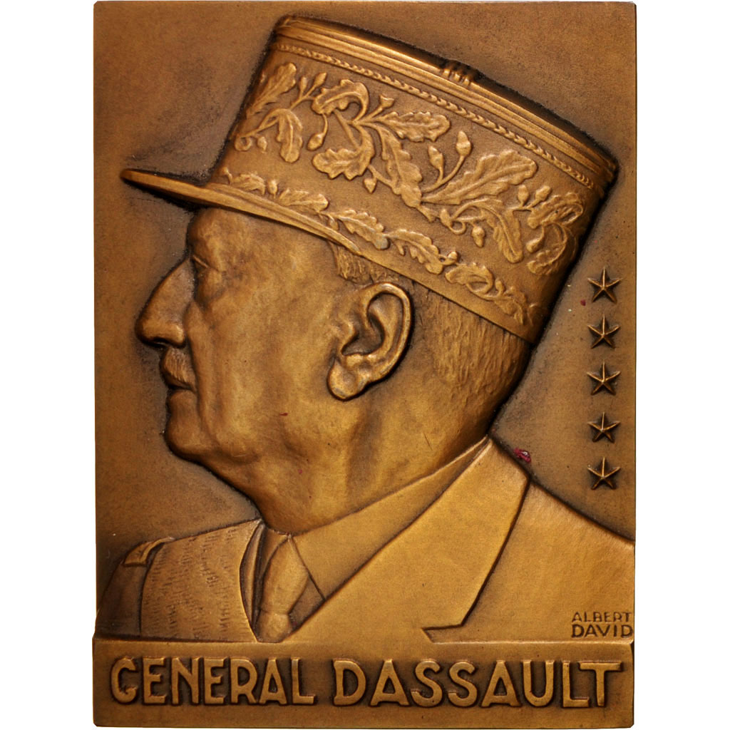 France, Medal, Général Dassault, History, Albert David, , Bronze