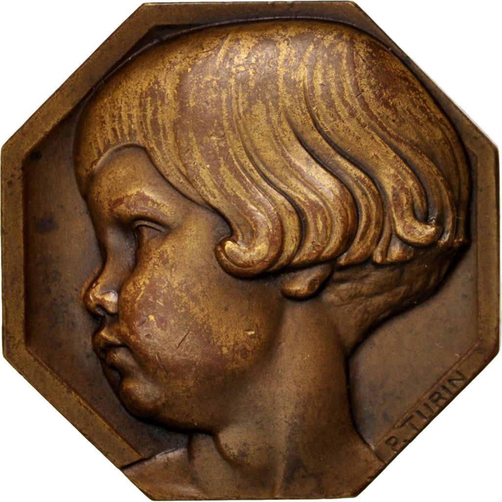 France, Medal, Mildoc society, Young child, Business & industry, Turin