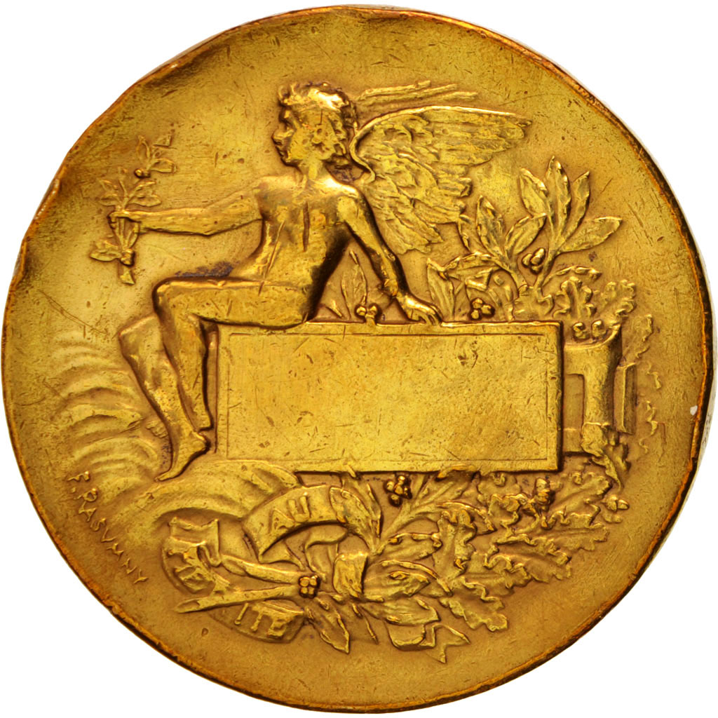 France, Medal, Les amis de Tourcoing, Politics, Society, War, , Copper