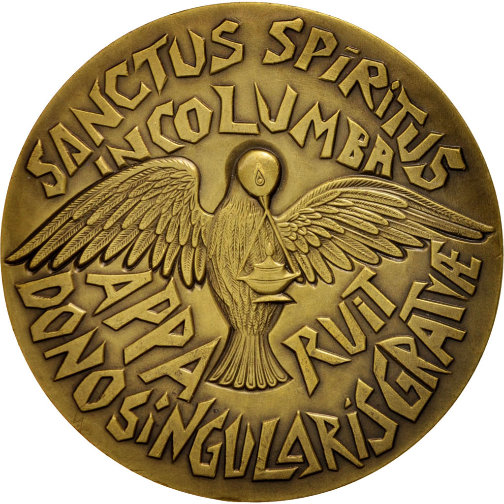 France, Medal, Sainte Colombe, Religions & beliefs, , Bronze