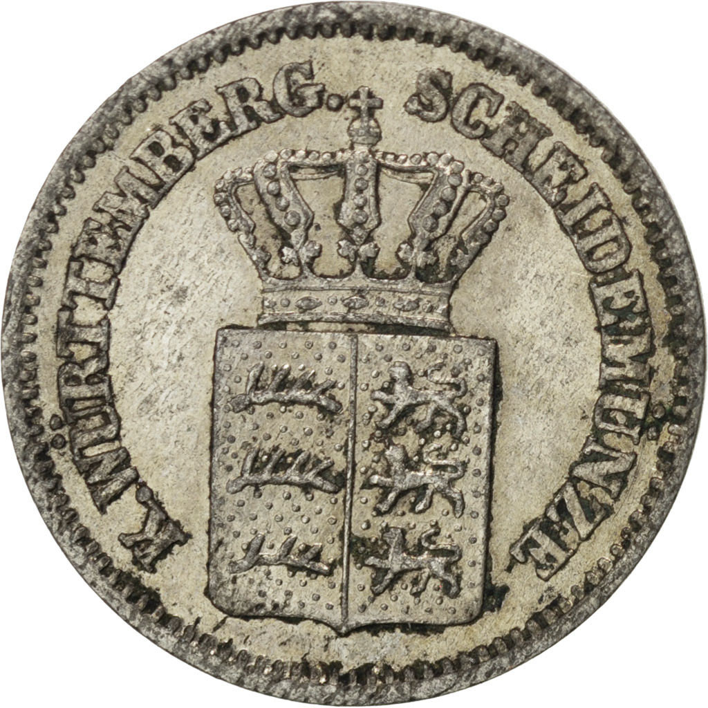 Coin, German States, WURTTEMBERG, Karl I, Kreuzer, 1870, , Silver