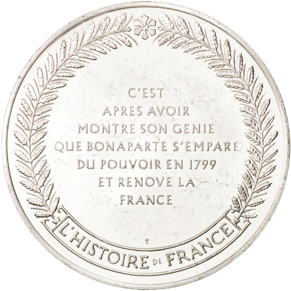 France, Medal, Bonaparte grand génie militaire, History, , Silver