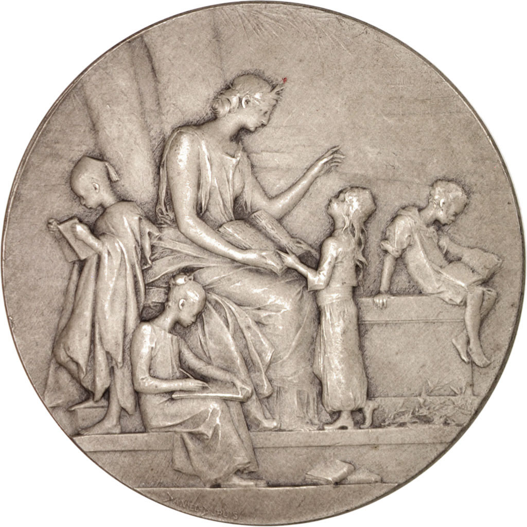 France, Medal, Alliance Française, French Third Republic, Arts & Culture, 1914