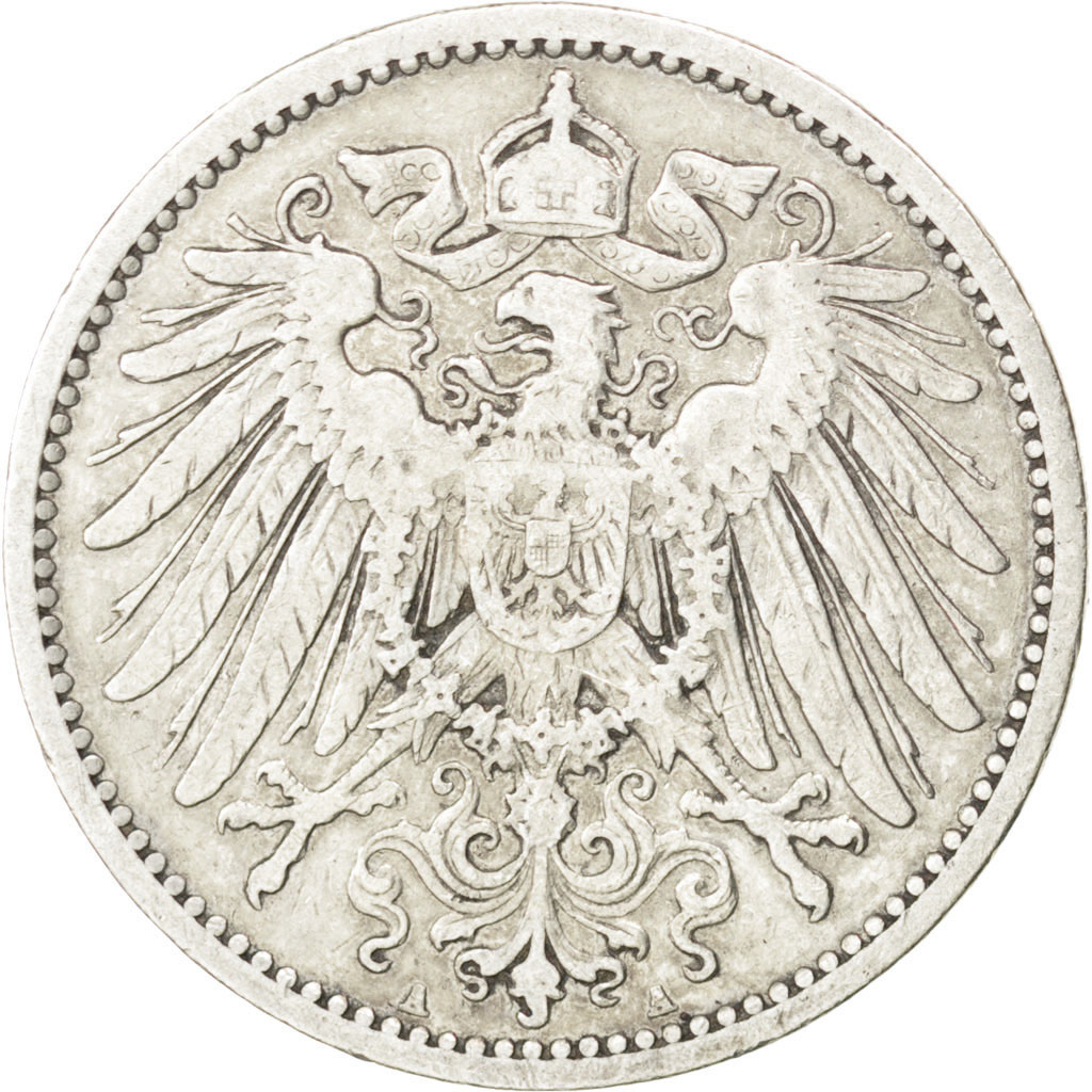 Coin, GERMANY - EMPIRE, Wilhelm II, Mark, 1901, Berlin, , Silver, KM:14