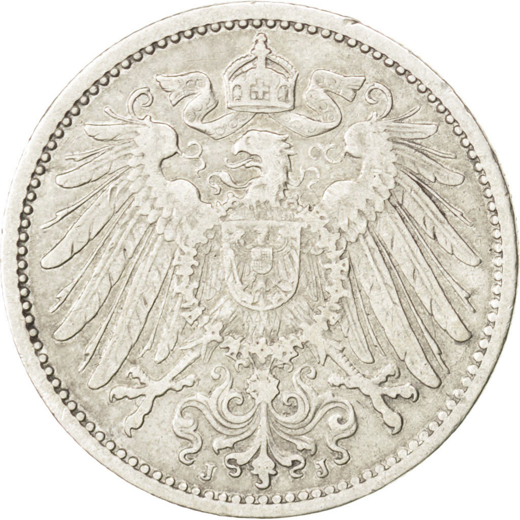 Coin, GERMANY - EMPIRE, Wilhelm II, Mark, 1902, Hambourg, , Silver