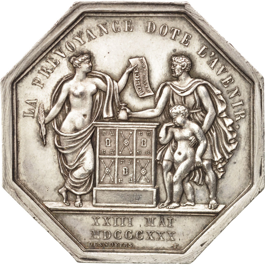 France, Token, Insurance, La Nationale, Compagnie d'assurances sur la vie