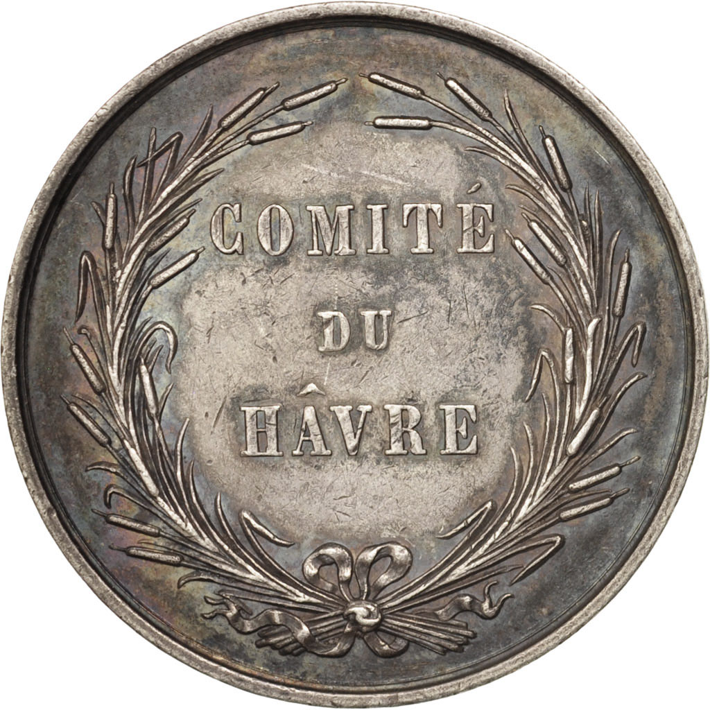 France, Token, Insurance, Assureurs maritimes, Comité du Hâvre, 1864, Stern