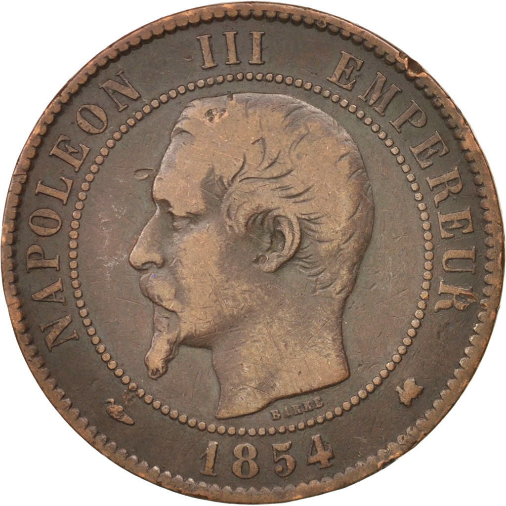 Coin, France, Napoleon III, Napoléon III, 10 Centimes, 1854, Bordeaux
