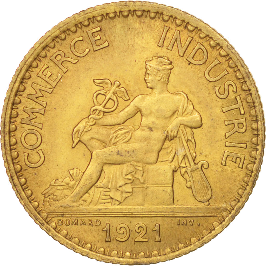 Coin, France, Chambre de commerce, Franc, 1921, Paris, 