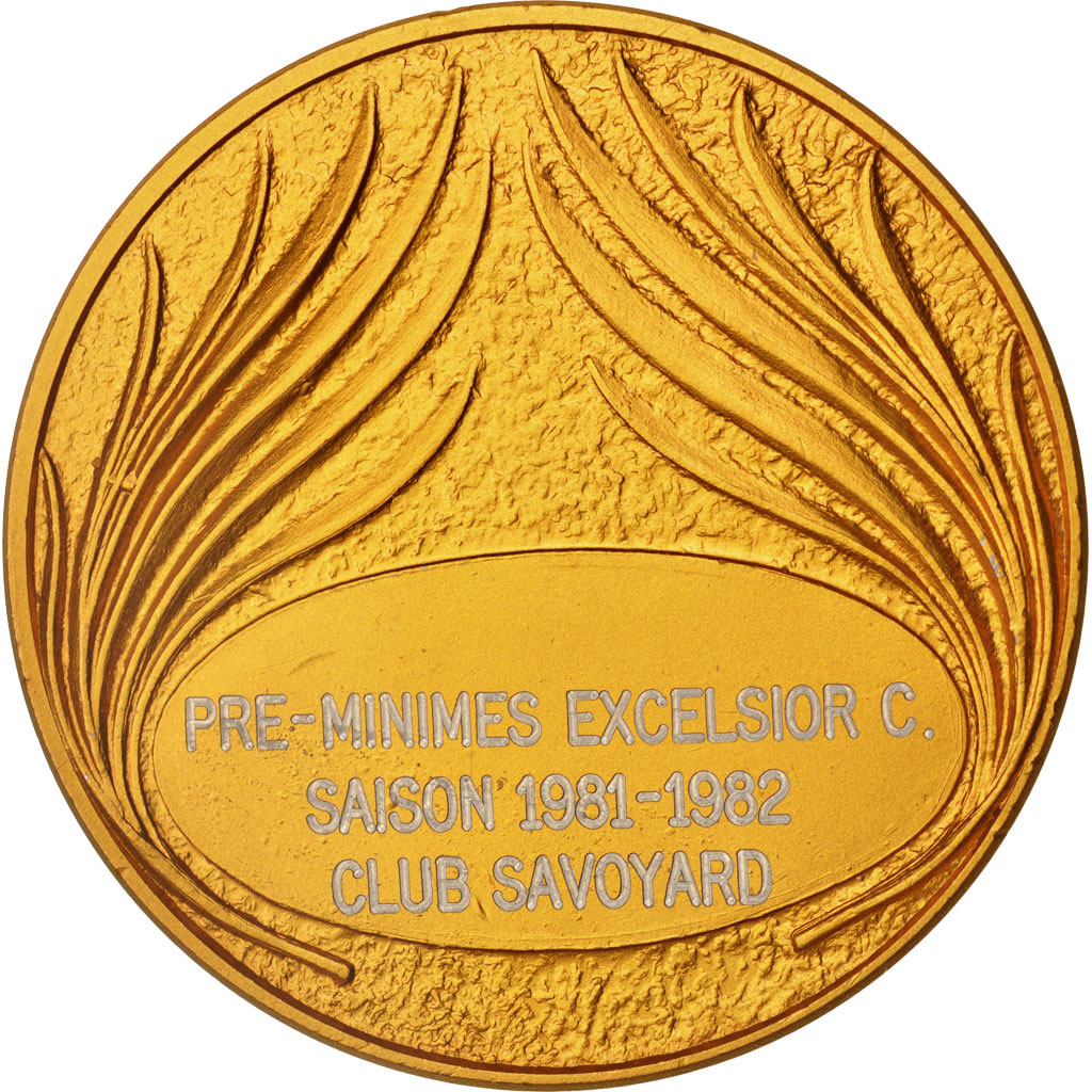 France, Medal, Club Savoyard, Sports & leisure, 1982, , Bronze