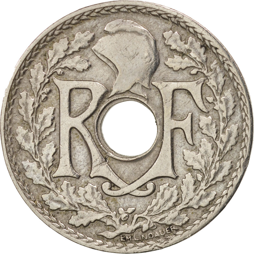 Moneda, Francia, Lindauer, 10 Centimes, 1926, Paris, BC+, Cobre - níquel