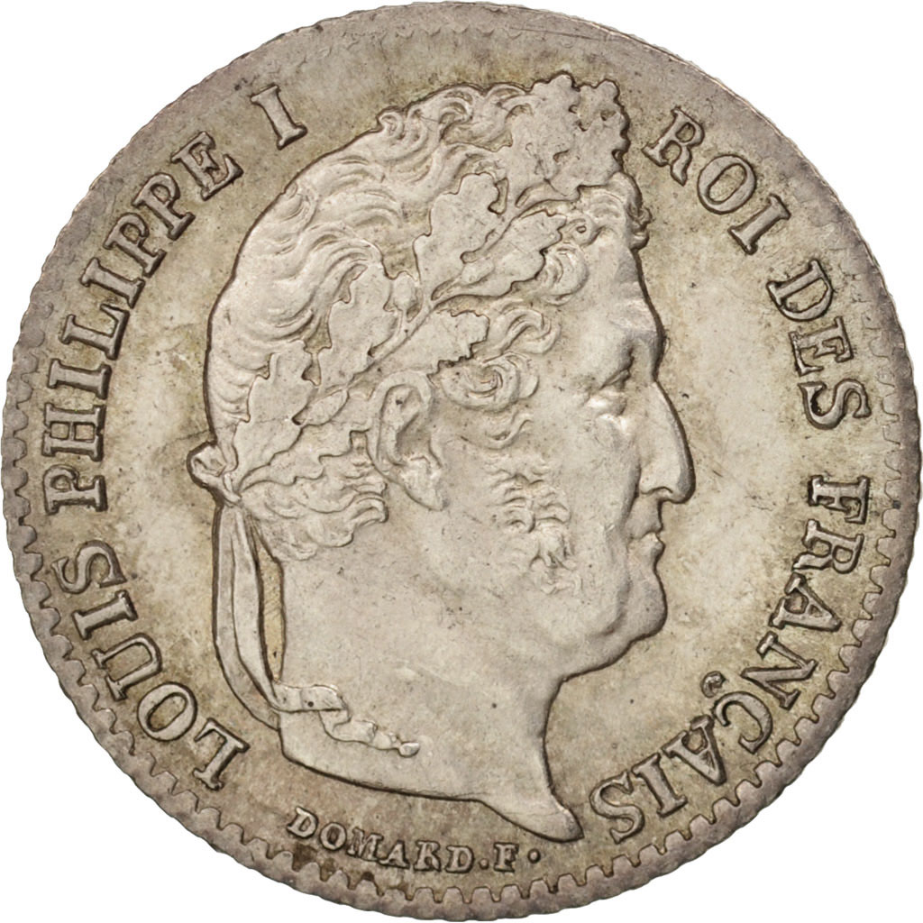 Coin, France, Louis-Philippe, 1/4 Franc, 1843, Rouen, , Silver