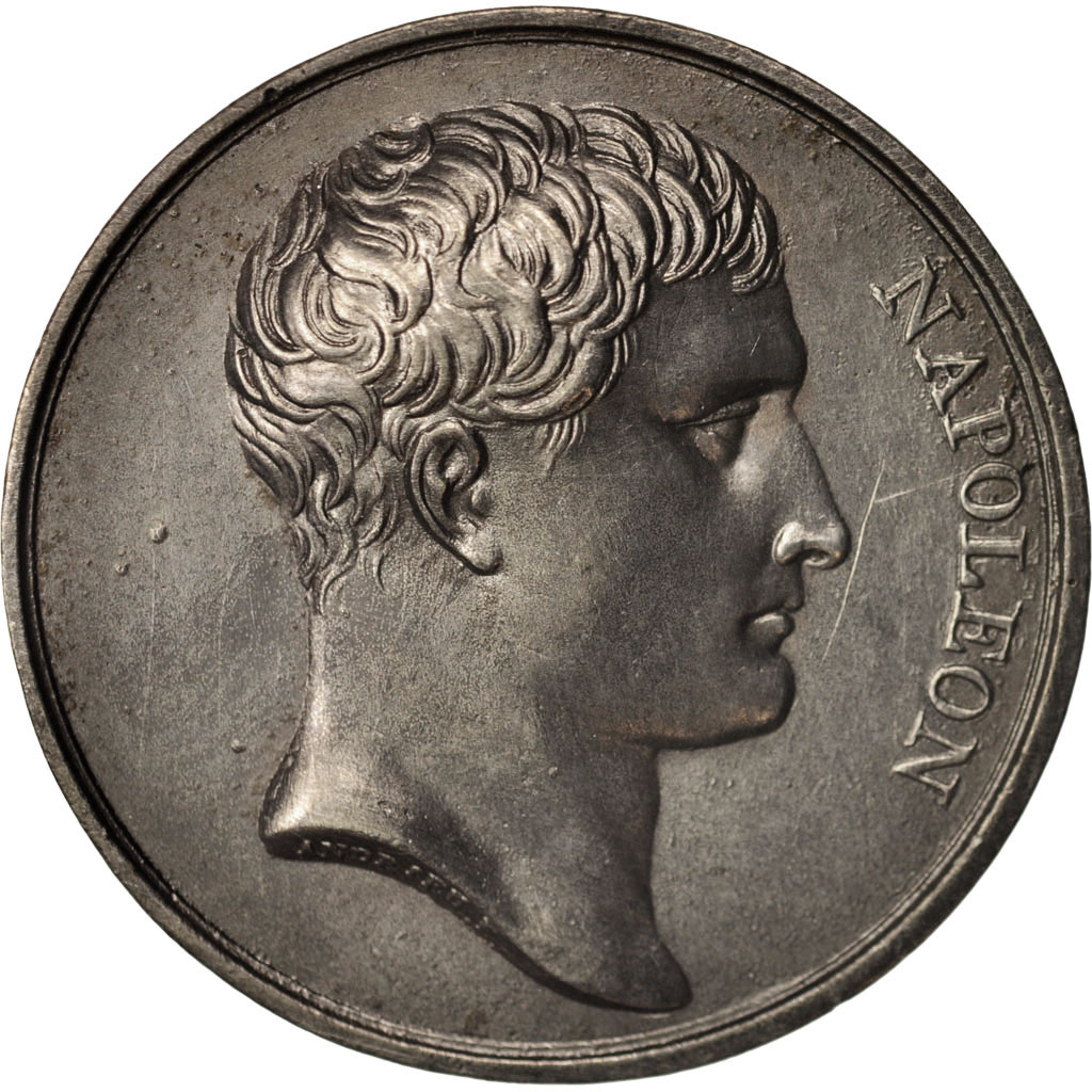 France, Medal, Napoléon and Annibal, First French Empire, History, Andrieu