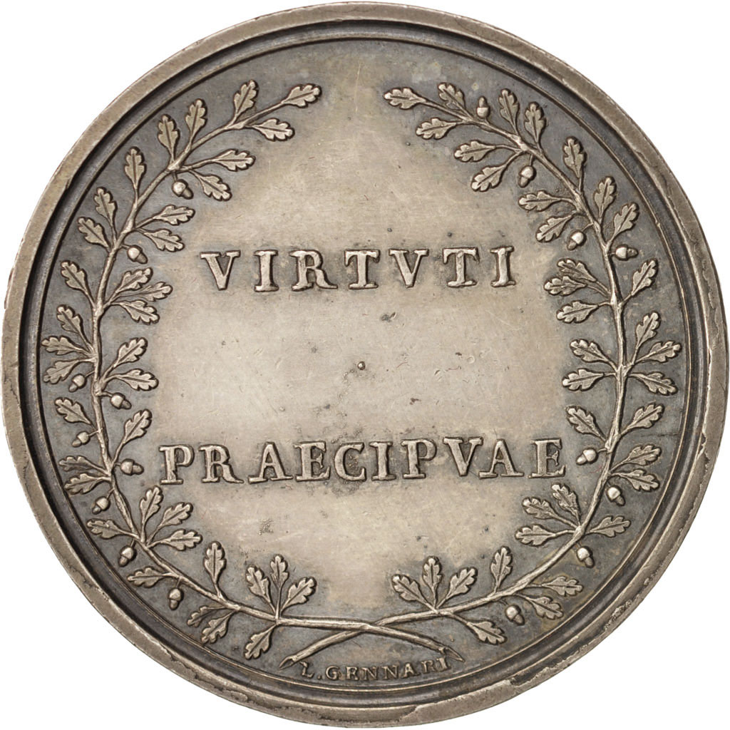 Vatican, Medal, Pius VII, Pontifical Roman Seminary, 1805, Silver, 