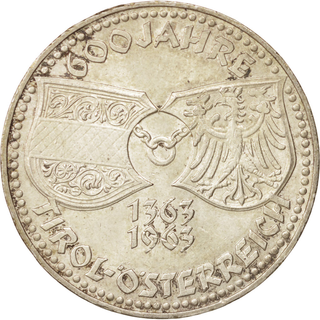 Coin, Austria, 50 Schilling, 1963, , Silver, KM:2894