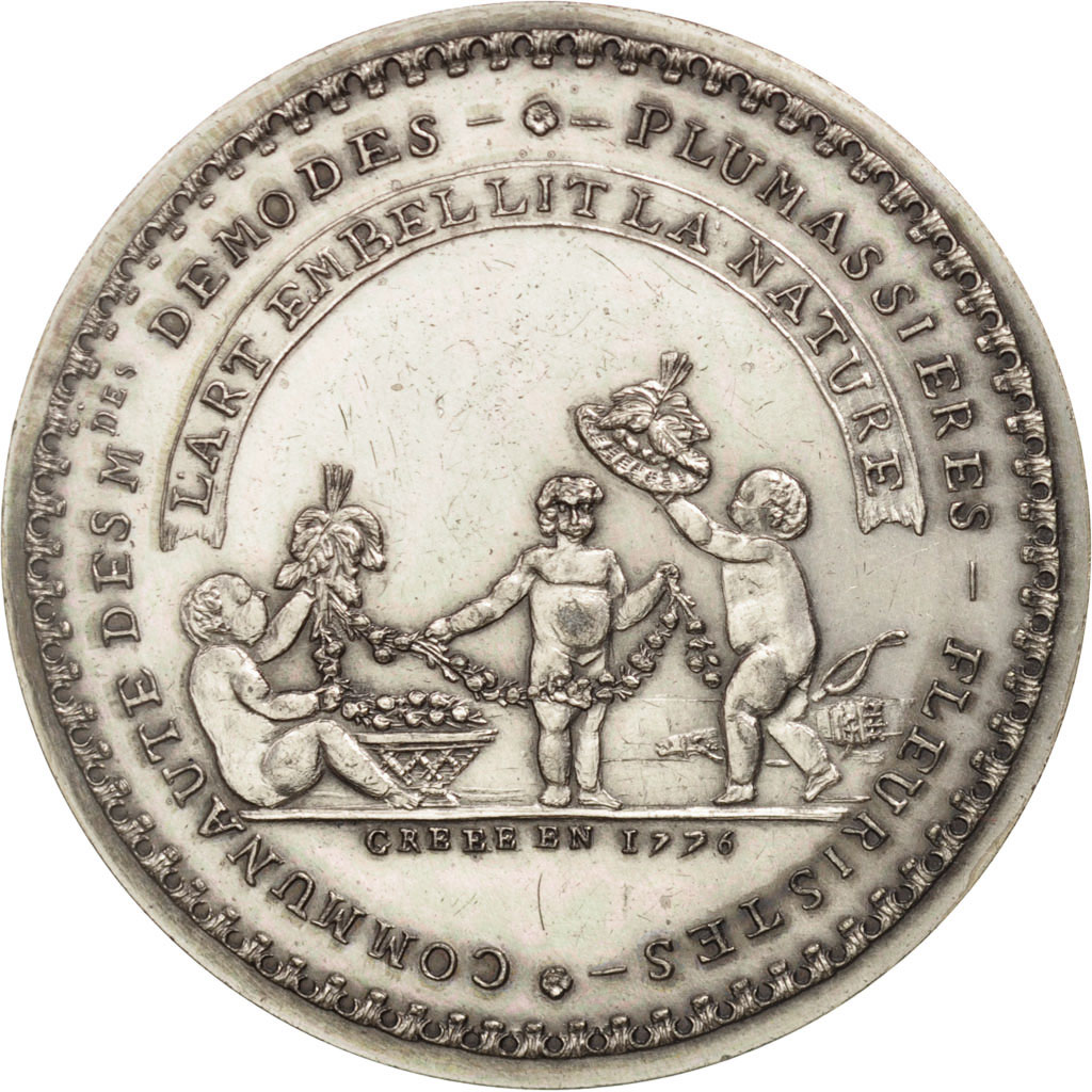 Frankrijk, Token, Industry, Communauté des Marchandes de modes, plumassières