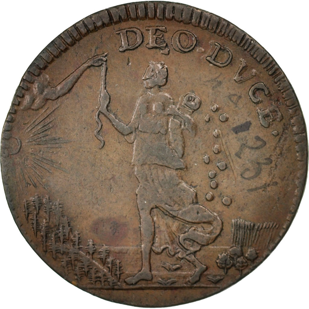 Germany, Token, Brunswick, J.B. Hecht, 1755, , Copper
